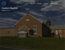 Tablet Screenshot of cantonbaptist-nj.org